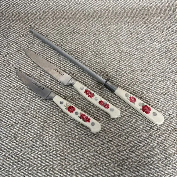 Pioneer Woman Vintage Floral 14pc Knife Block Set - Picture 9 of 12